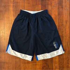 Vintage Nike Basketball Blue White Reversible Athletic Shorts S